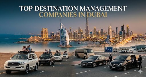 skyline of Dubai with luxury travel and tourism theme